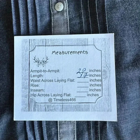 Kuhl Kiley Vintage Indigo Sail Blue Chambray Denim Tie Waist Dress SZ S #1848 - Picture 13 of 16